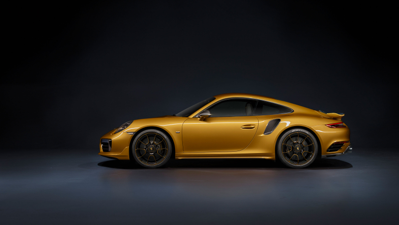 Illustration for article titled Thank God Porsche Made The 911 Turbo S Even More Expensive And More Importantly Gold
